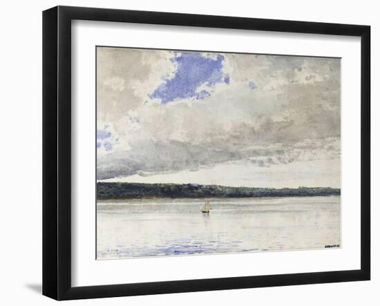 Small Sloop, 1880-Winslow Homer-Framed Giclee Print