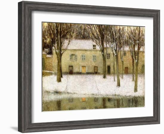 Small Spot by the Water, 1902-Henri Eugene Augustin Le Sidaner-Framed Giclee Print