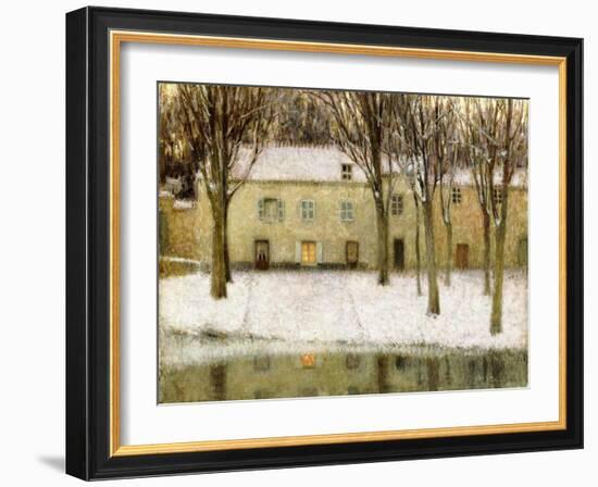 Small Spot by the Water, 1902-Henri Eugene Augustin Le Sidaner-Framed Giclee Print