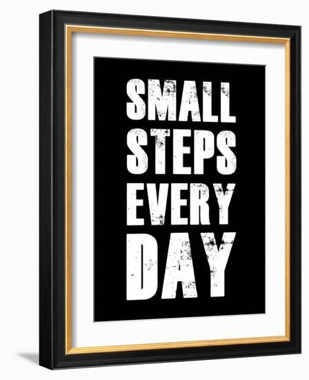 Small Steps Every Day-null-Framed Art Print