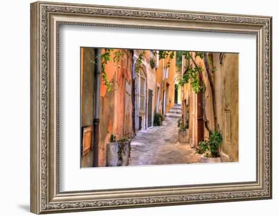 Small Street at Saint Tropez, Cote D'azur, France-PlusONE-Framed Photographic Print