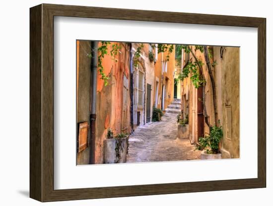 Small Street at Saint Tropez, Cote D'azur, France-PlusONE-Framed Photographic Print