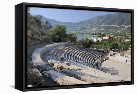 Small Theatre of Ancient Epidaurus (Epidavros), Argolis, Peloponnese, Greece, Europe-Nick Upton-Framed Premier Image Canvas