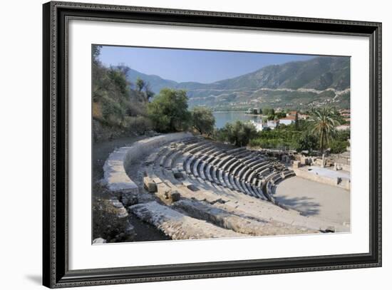 Small Theatre of Ancient Epidaurus (Epidavros), Argolis, Peloponnese, Greece, Europe-Nick Upton-Framed Photographic Print