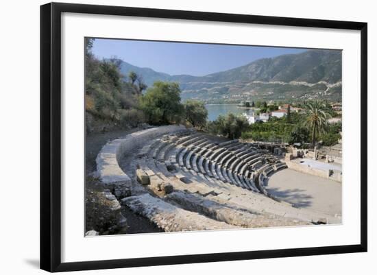 Small Theatre of Ancient Epidaurus (Epidavros), Argolis, Peloponnese, Greece, Europe-Nick Upton-Framed Photographic Print