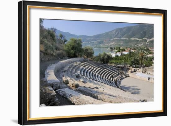 Small Theatre of Ancient Epidaurus (Epidavros), Argolis, Peloponnese, Greece, Europe-Nick Upton-Framed Photographic Print