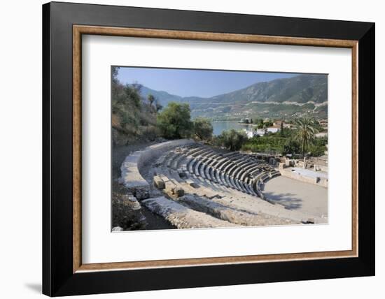 Small Theatre of Ancient Epidaurus (Epidavros), Argolis, Peloponnese, Greece, Europe-Nick Upton-Framed Photographic Print