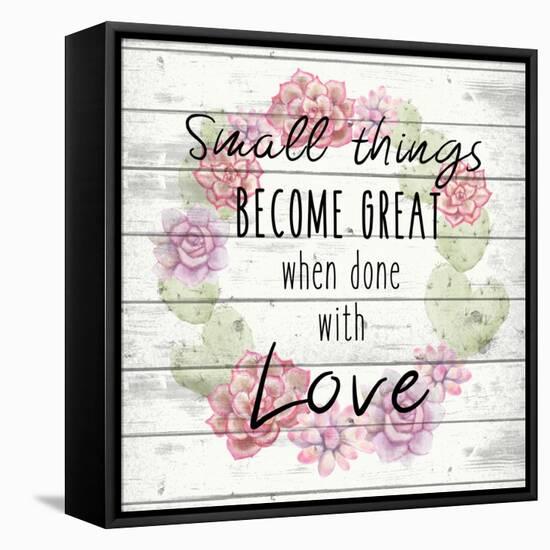 Small Things 2-Kimberly Allen-Framed Stretched Canvas