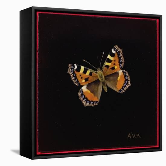 Small Tortoiseshell Butterfly, 1998-Amelia Kleiser-Framed Premier Image Canvas