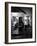 Small Town Barber Grover Cleveland Kohl Working in His Shop at Night-Alfred Eisenstaedt-Framed Photographic Print