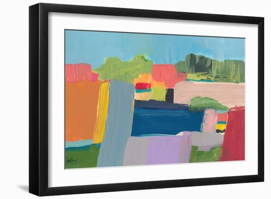 Small Town On a Hill No. 3-Jan Weiss-Framed Art Print