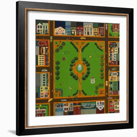 Small Town-John Newcomb-Framed Giclee Print