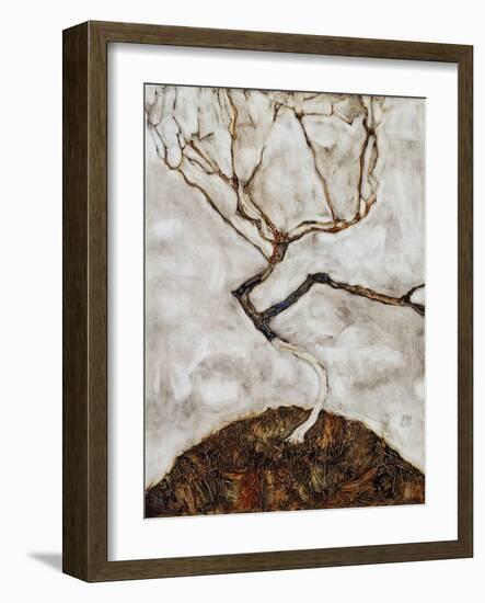 Small Tree in Late Autumn, 1911-Egon Schiele-Framed Giclee Print