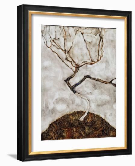 Small Tree in Late Autumn, 1911-Egon Schiele-Framed Giclee Print