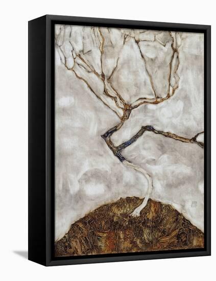 Small Tree in Late Autumn-Egon Schiele-Framed Premier Image Canvas