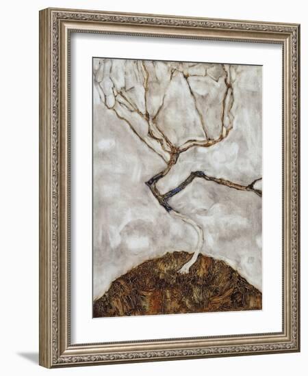 Small Tree in Late Autumn-Egon Schiele-Framed Giclee Print