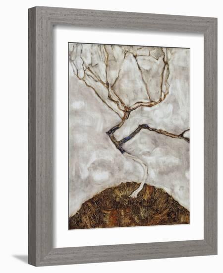 Small Tree in Late Autumn-Egon Schiele-Framed Giclee Print