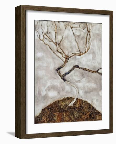 Small Tree in Late Autumn-Egon Schiele-Framed Giclee Print