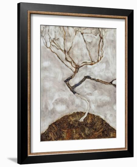 Small Tree in Late Autumn-Egon Schiele-Framed Giclee Print