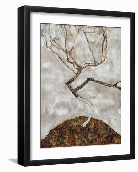 Small Tree in Late Autumn-Egon Schiele-Framed Giclee Print