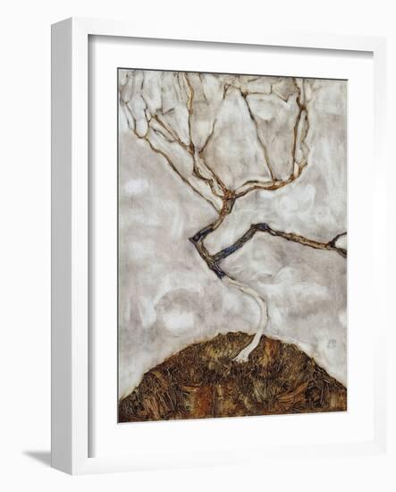 Small Tree in Late Autumn-Egon Schiele-Framed Giclee Print