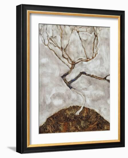 Small Tree in Late Autumn-Egon Schiele-Framed Giclee Print