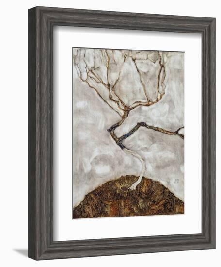 Small Tree in Late Autumn-Egon Schiele-Framed Giclee Print