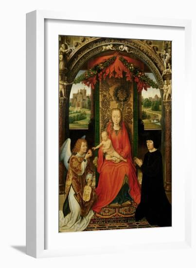 Small Triptych of St. John the Baptist, C. 1490-Hans Memling-Framed Giclee Print