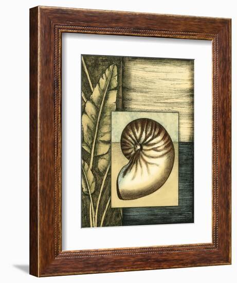 Small Tropical Shell II-Ethan Harper-Framed Art Print