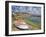 Small Unturned Boat on Quay and Small Boats in Enclosed Harbour at Mousehole, Cornwall, England-Neale Clark-Framed Photographic Print