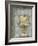 Small Urn and Damask I-Jennifer Goldberger-Framed Art Print