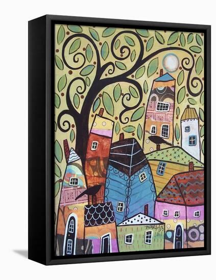 Small Village 2-Karla Gerard-Framed Premier Image Canvas