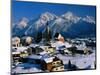 Small Village, Graubunden, Switzerland-Walter Bibikow-Mounted Photographic Print