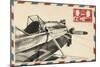 Small Vintage Airmail I-Ethan Harper-Mounted Art Print