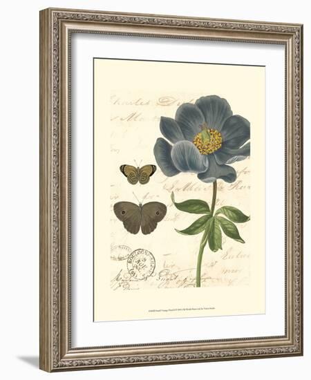 Small Vintage Floral I-null-Framed Art Print