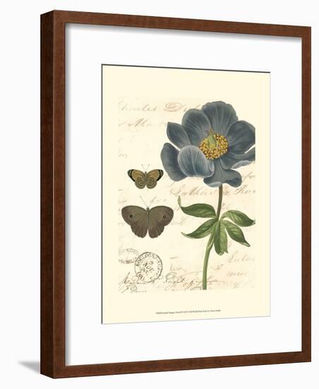 Small Vintage Floral I-null-Framed Art Print