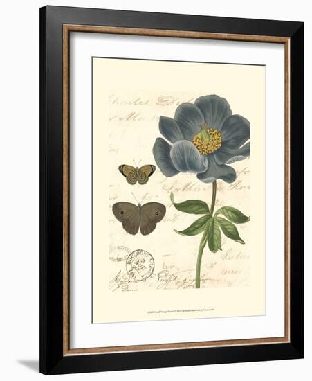 Small Vintage Floral I-null-Framed Art Print