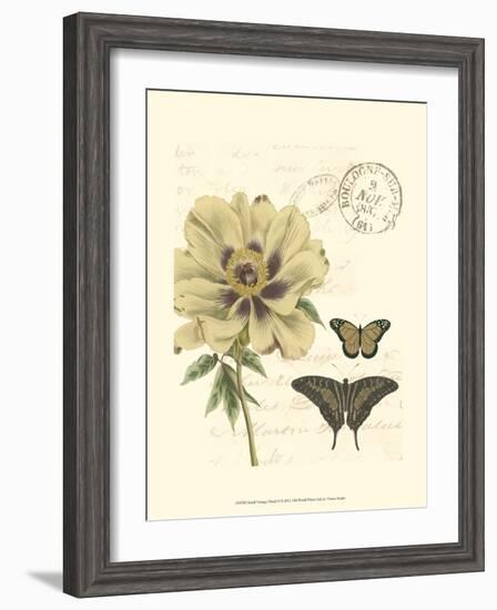 Small Vintage Floral II-null-Framed Art Print