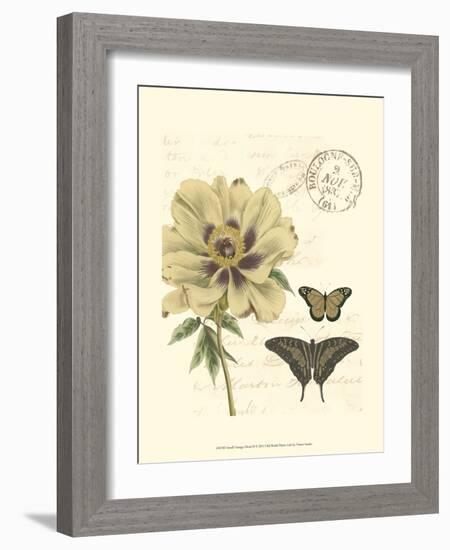 Small Vintage Floral II-null-Framed Art Print