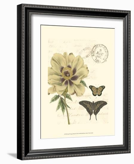 Small Vintage Floral II-null-Framed Art Print