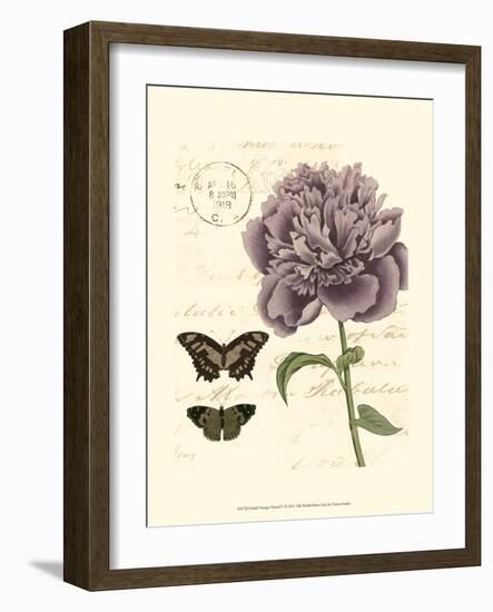 Small Vintage Floral IV-null-Framed Art Print