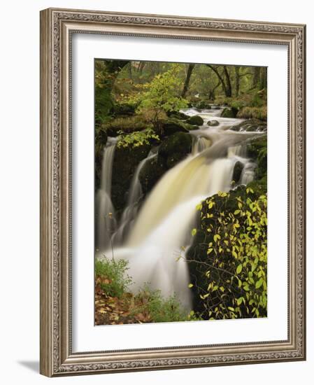 Small Waterfall on Aira River, Ullswater, Cumbria, England, United Kingdom, Europe-Pearl Bucknall-Framed Photographic Print