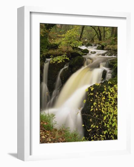 Small Waterfall on Aira River, Ullswater, Cumbria, England, United Kingdom, Europe-Pearl Bucknall-Framed Photographic Print