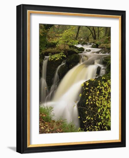 Small Waterfall on Aira River, Ullswater, Cumbria, England, United Kingdom, Europe-Pearl Bucknall-Framed Photographic Print