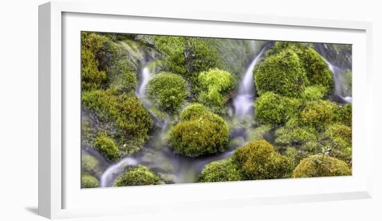 Small Waterfalls in Iceland 4-Art Wolfe-Framed Photographic Print