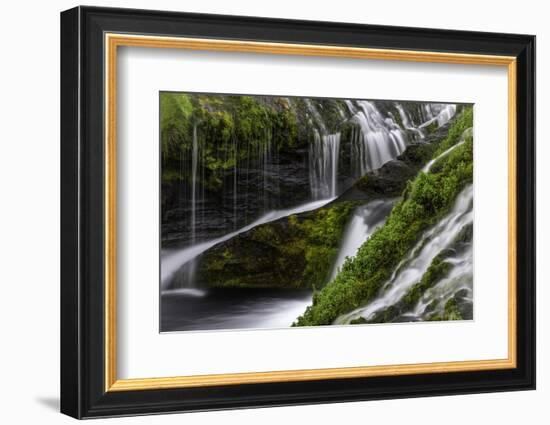 Small Waterfalls in Iceland-Art Wolfe-Framed Photographic Print