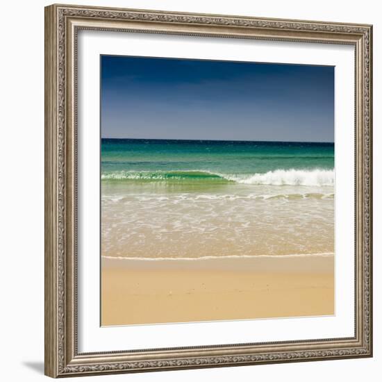 Small Wave, Los Lances Beach, Tarifa, Andalucia, Spain, Europe-Giles Bracher-Framed Photographic Print