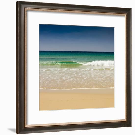 Small Wave, Los Lances Beach, Tarifa, Andalucia, Spain, Europe-Giles Bracher-Framed Photographic Print