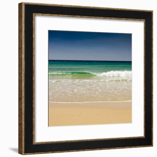 Small Wave, Los Lances Beach, Tarifa, Andalucia, Spain, Europe-Giles Bracher-Framed Photographic Print