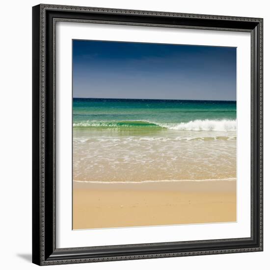 Small Wave, Los Lances Beach, Tarifa, Andalucia, Spain, Europe-Giles Bracher-Framed Photographic Print